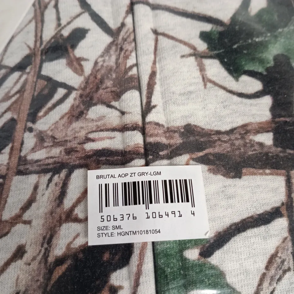 HOME GROWN CAMOUFLAGE ZIP HOODIE – SIZE UK SMALL (SML)