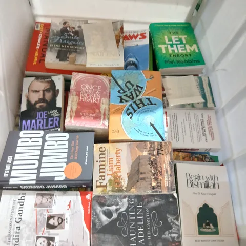 LARGE QUANTITY OF ASSORTED FICTION AND NON FICTION BOOKS