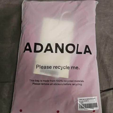 ADANOLA ULTIMATE LONG SLEEVE QUARTER ZIP TOP – BERRY RED – XL