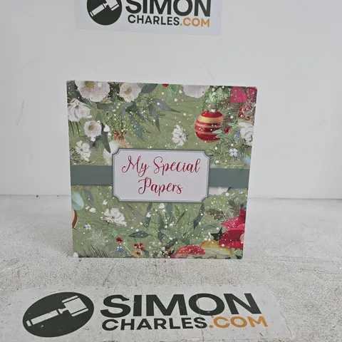CRAFTER'S COMPANION - 12 X 12 PAPER BOX - MY SPECIAL CHRISTMAS - 240 SHEETS
