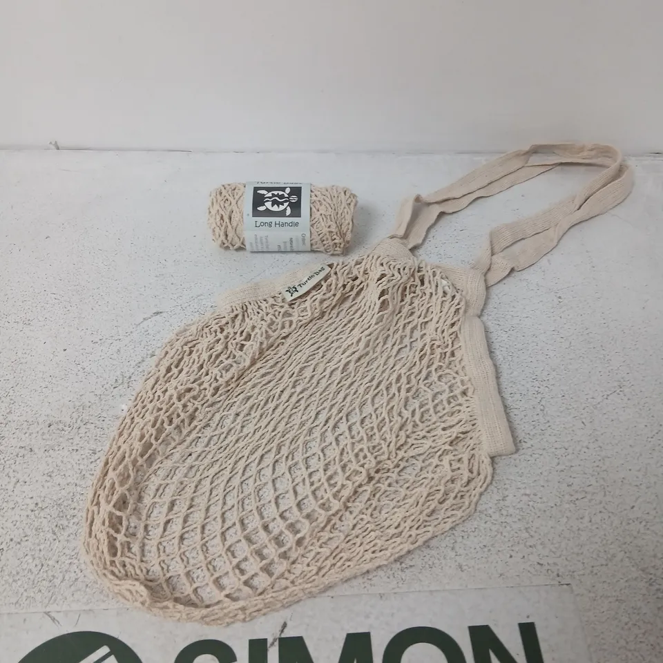 APPROXIMATELY 200 TURTLE BAGS LONG-HANDLE ORGANIC NET BAG – REUSABLE SHOPPING TOTE