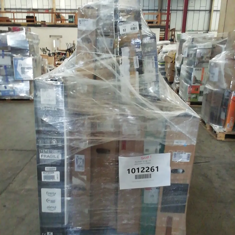 PALLET OF APPROXIMATELY 11 ASSORTED TELEVISIONS TO INCLUDE