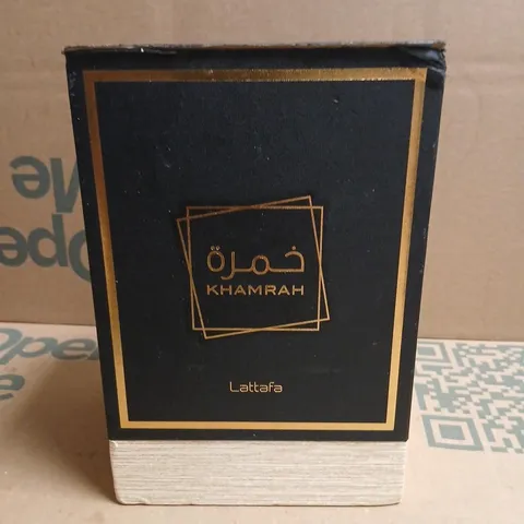 BOXED KHAMRAH LATTAFA EAU DE PARFUM 100ML