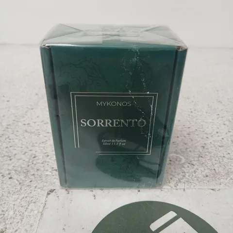 BOXED AND SEALED MKKONOS SORRENTO EXTRAIT DE PARFUM 50ML