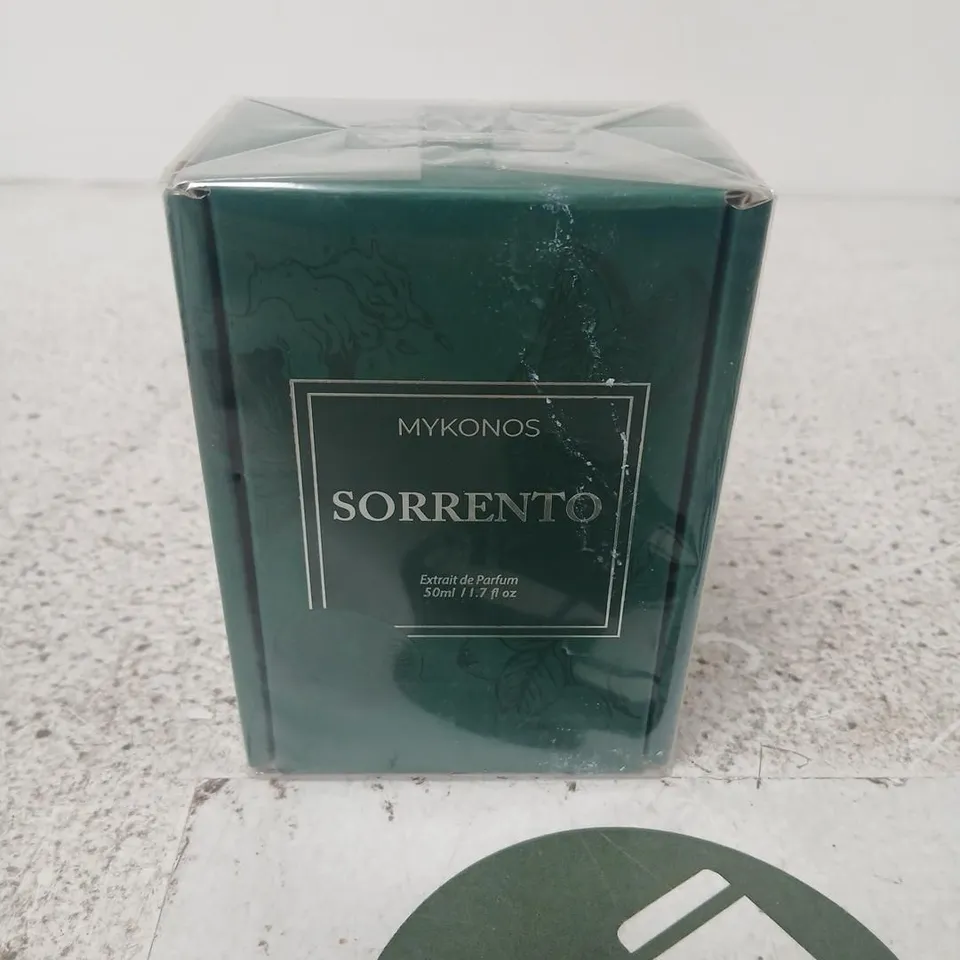 BOXED AND SEALED MKKONOS SORRENTO EXTRAIT DE PARFUM 50ML