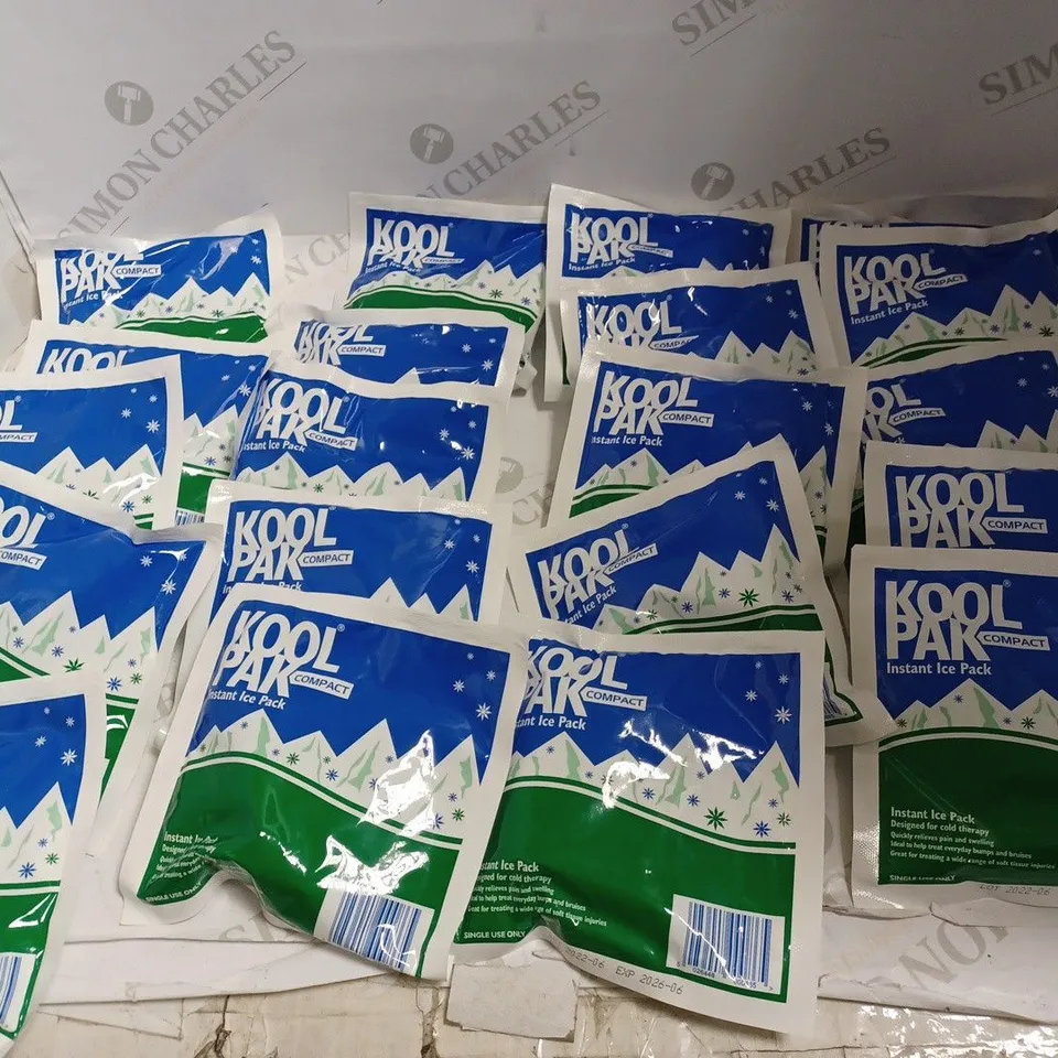 LOT OF APPROX 20 ASSORTED HEALTH AND BEAUTLY- SINGLE USE ICE PACKS