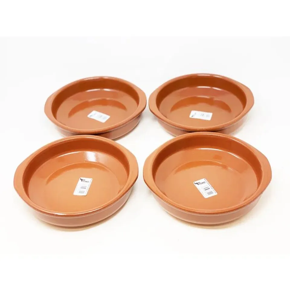 BOXED JONIAH CERAMIC ROUND OPEN DISH (SET OF 4)
