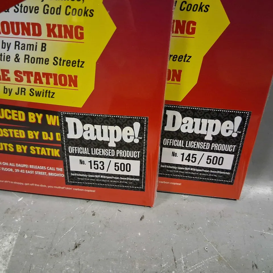 TWO SEALED COPIES OF DAUPE! WESTSIDE GUNN AND DJ DTRAMA - STILL PRAYING #145/500 AND #153/500