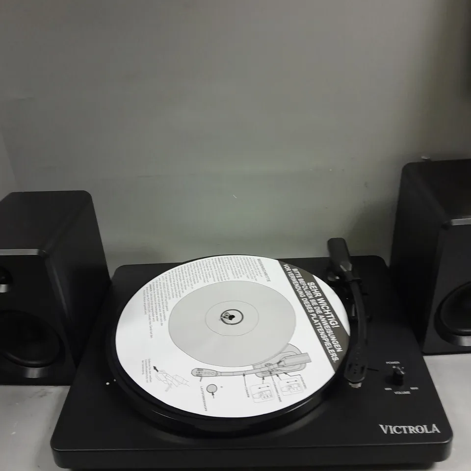 BOXED VICTROLA ITUT-420 MODERN BLUETOOTH STEREO TURNTABLE 