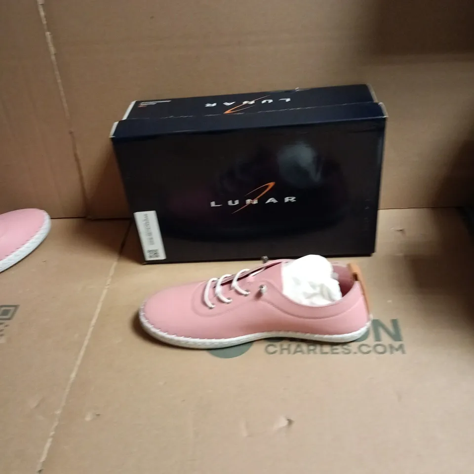 BOXED LUNAR CANDY PINK SHOES - EUR SIZE 38 