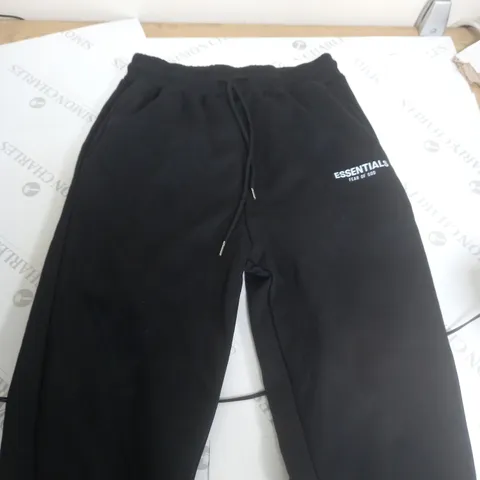BKR ESSENTIALS JOGGING BOTTEM PANTS IN BLACK - M