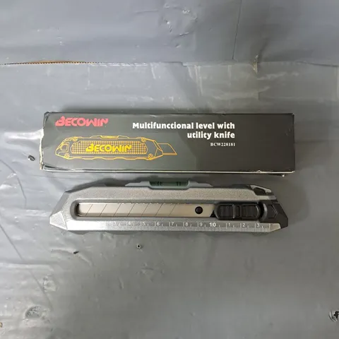 BECOWIN MULTIFUNCTIONAL LEVEL WITH UTILITY KNIFE - COLLECTION ONLY 