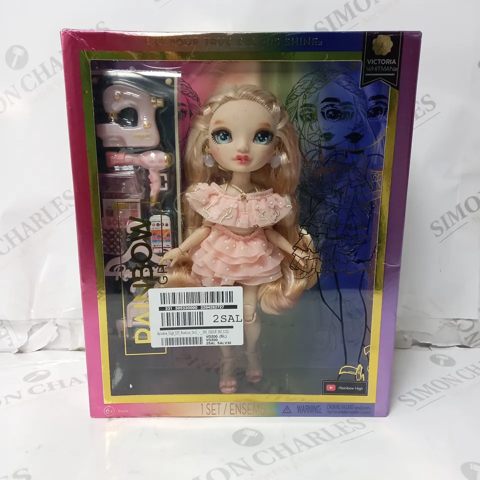 boxed RAINBOW HIGH S23 FASHION DOLL - VICTORIA WHITMAN  RRP £29.99