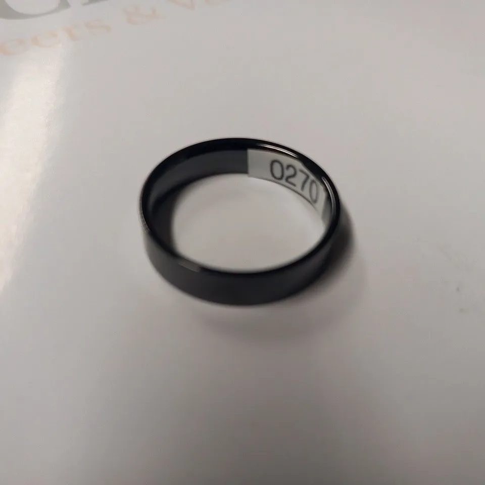 BERING BLACK CERAMIC RING SIZE 7