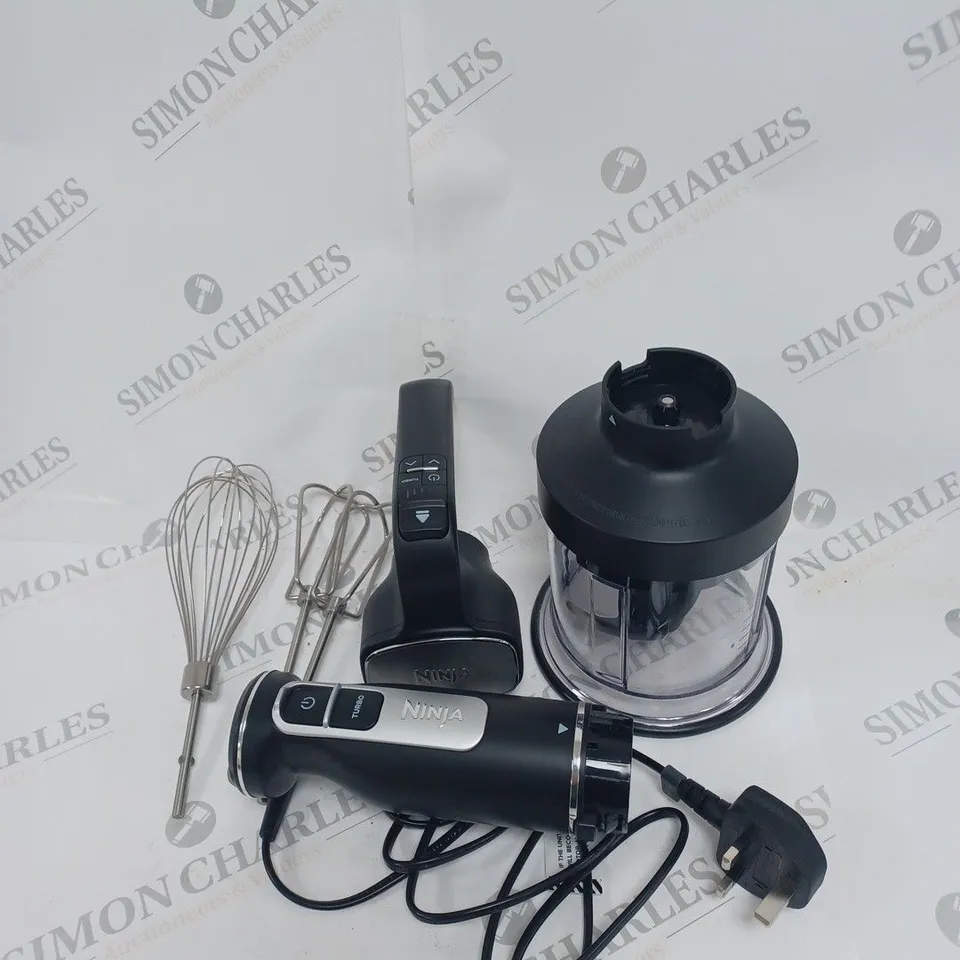 NINJA FOODI 3-IN-1 HAND BLENDER, MIXER & CHOPPER CI100UK