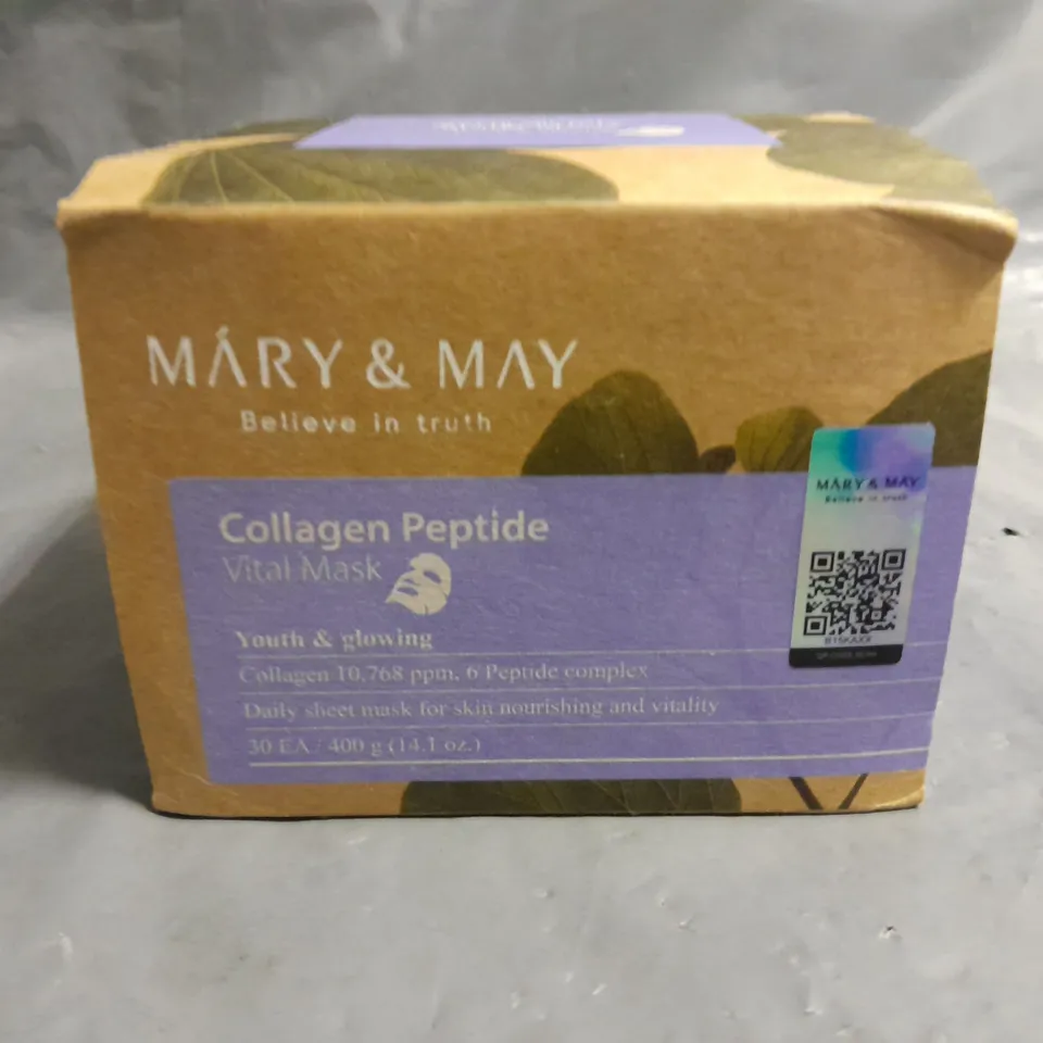 MARY & MAY COLLAGEN PEPTIDE VITAL MASK - 400G