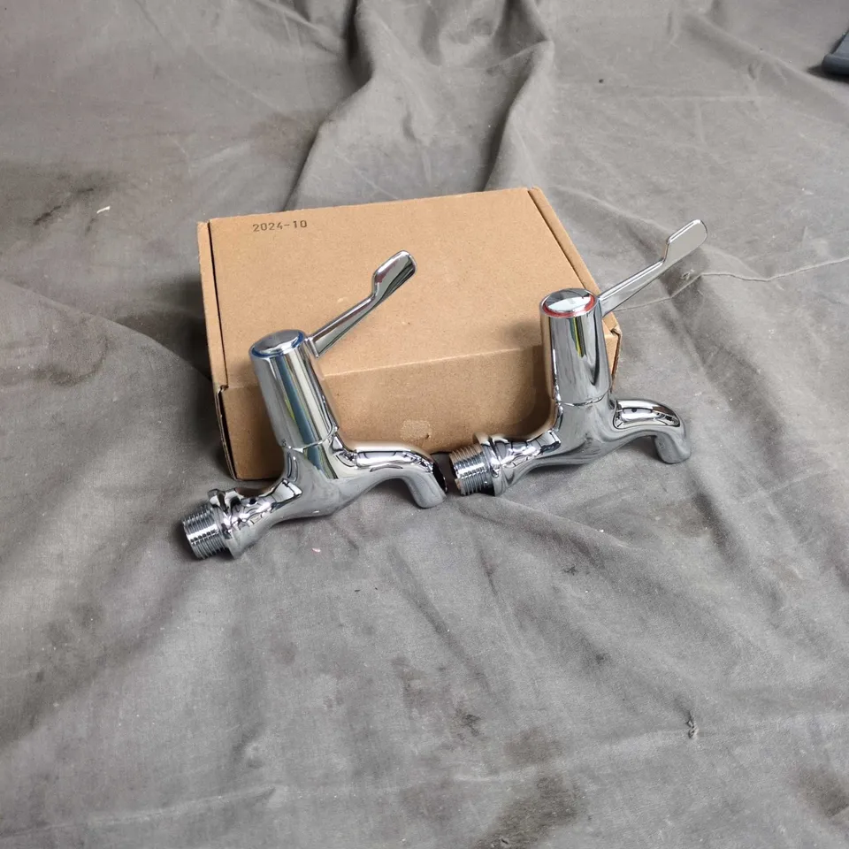 BRISTAN LEVER BIB TAPS CHROME WITH CERAMIC DISC VALVES – VAL2 BIB CD (PAIR)