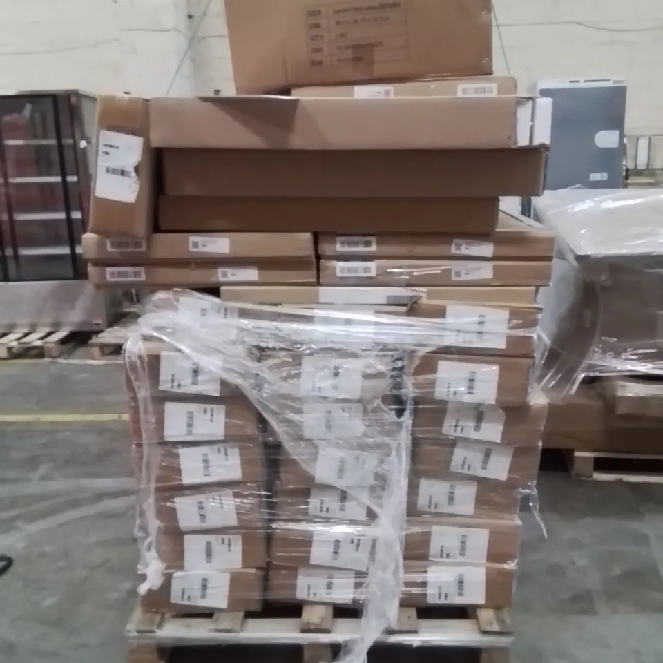 PALLET OF INCOMPLETE FURNITURE TO INCLUDE,SOFA,OTTOMAN BED,TABLE 