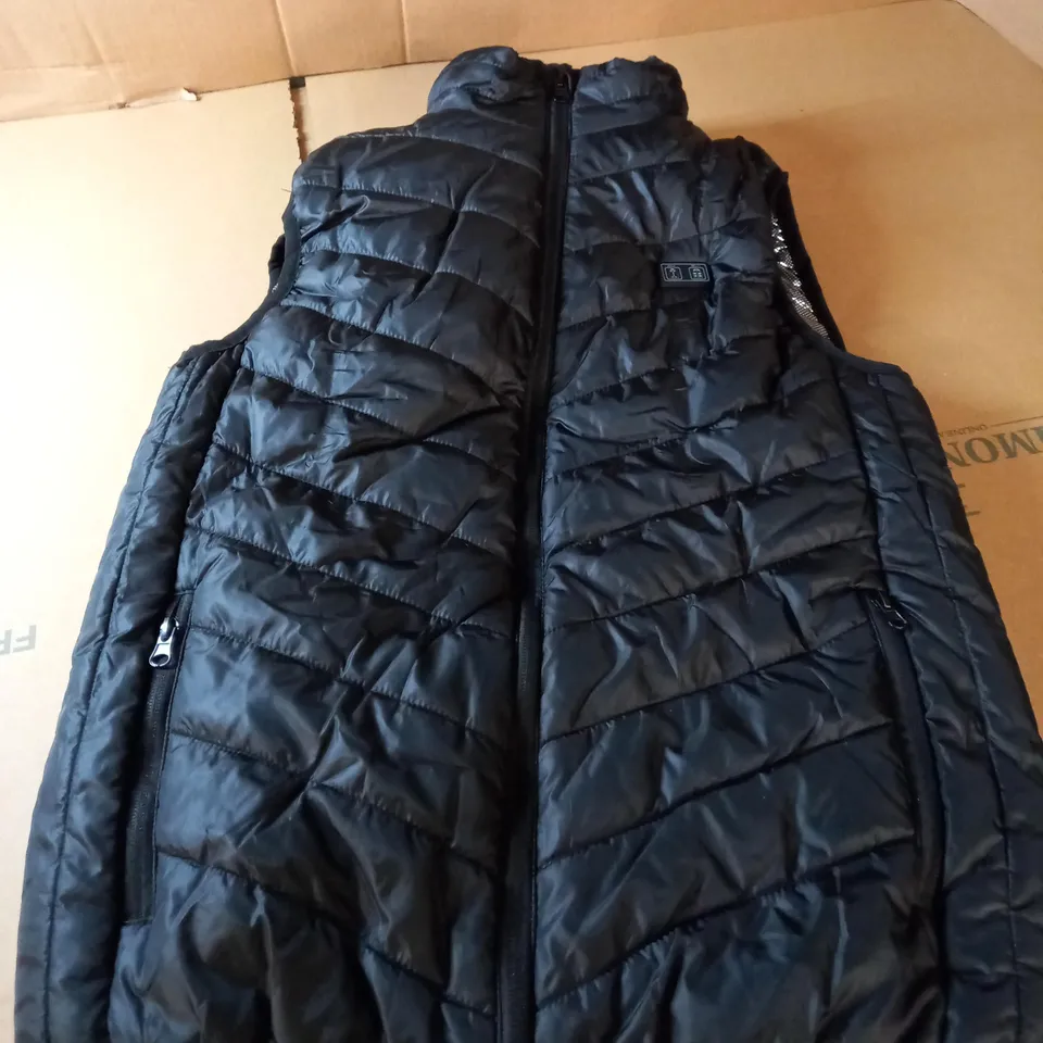 UNBRANDED HEATED GILET - BLACK SIZE UNKNOWN