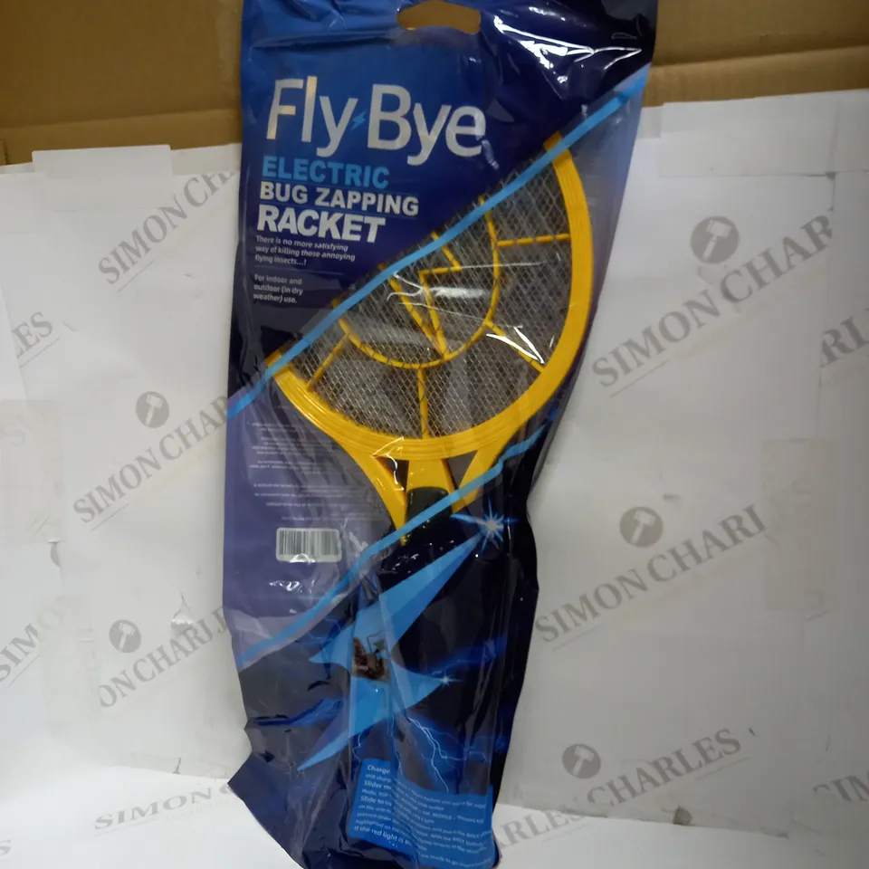 FLY BYE ELECTRIC BUG ZAPPING RACKET