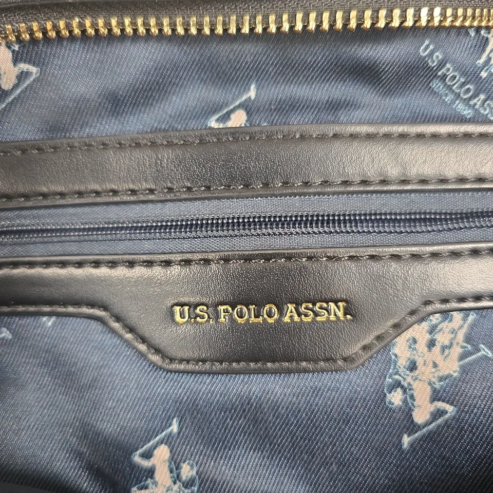 U.S. POLO ASSN. BLACK SHOULDER BAG / HANDBAG