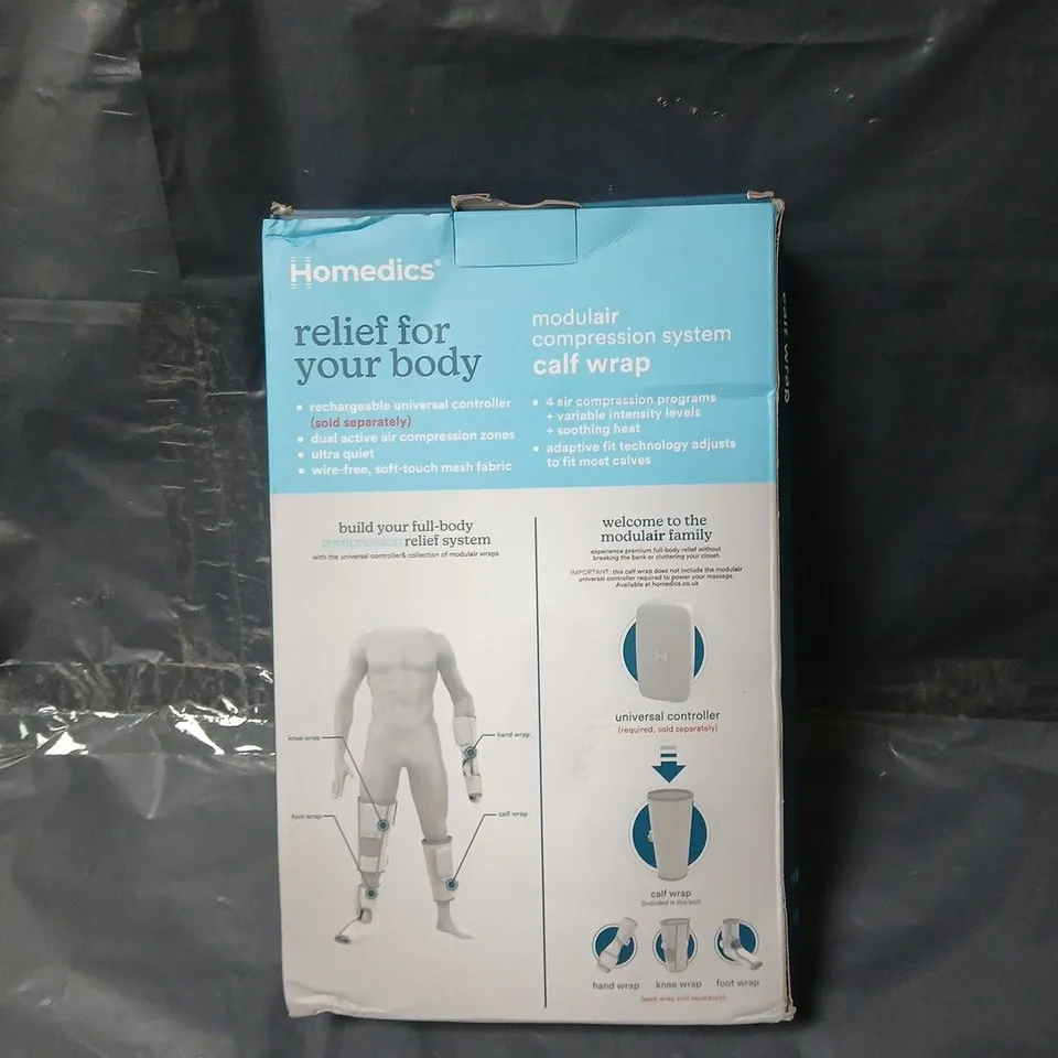 Homedics Calf Wrap Modular Compression System – Relief for Your Body