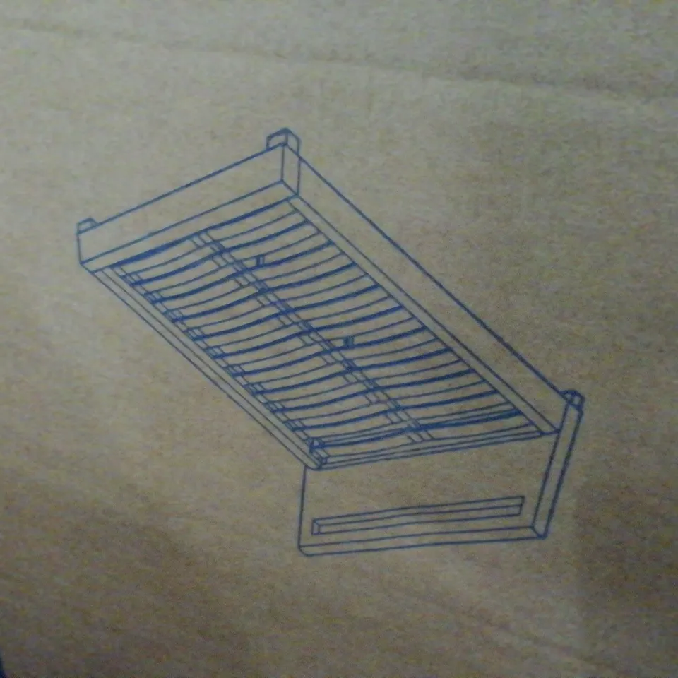 BOXED UPHOLSTERED BED FRAME (2 BOXES)