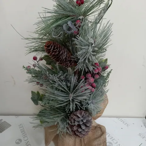 IVY & PINECONE TABLE TOP TREE