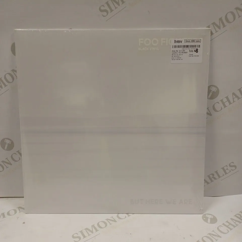 SEALED FOO FIGHTERS "BUT HERE WE ARE" BLACK VINYL 