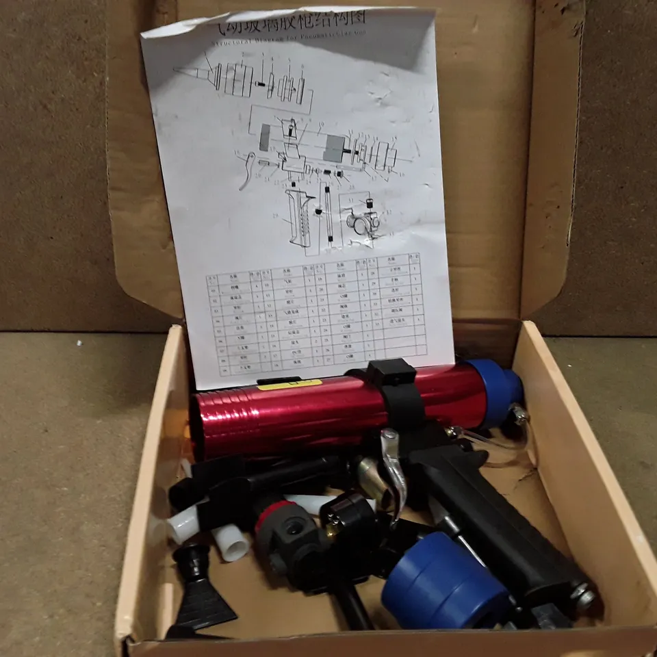 BOXED PNEUMATIC GLUE GUN