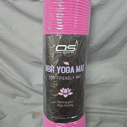 OZE SPORTS NBR YOGA MAT – ECO FRIENDLY, PINK