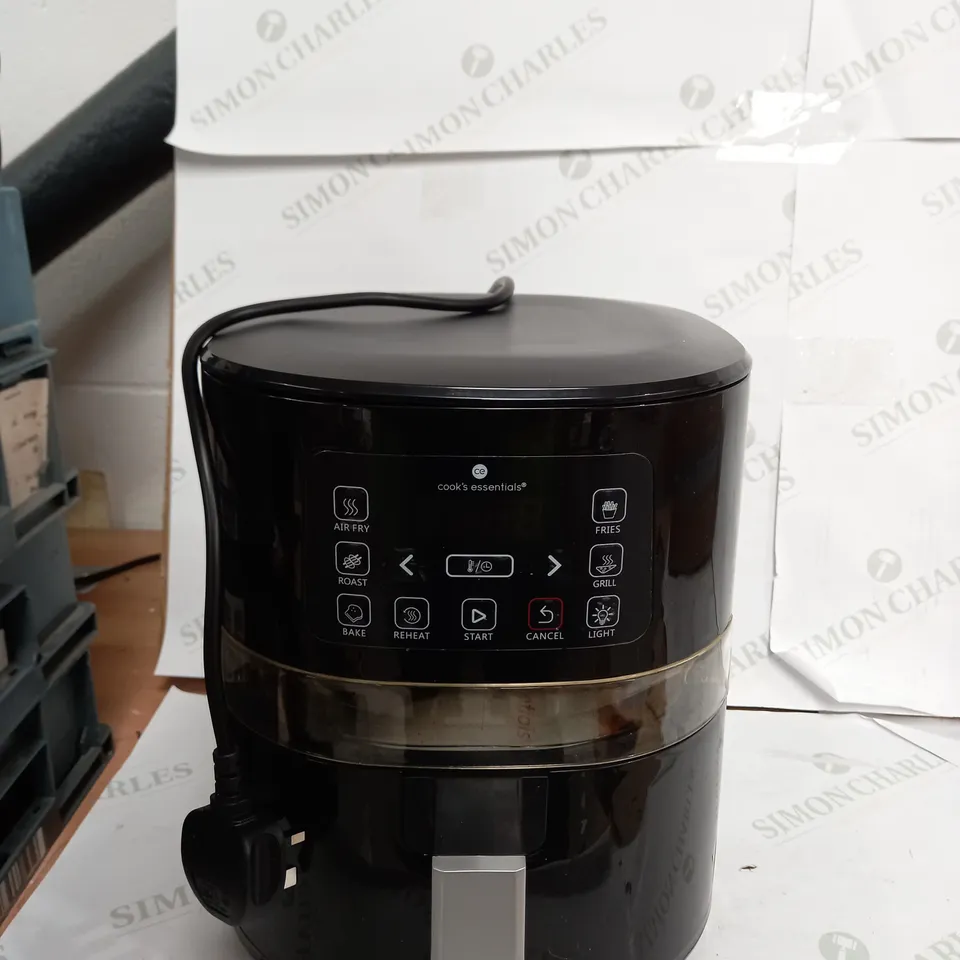 COOK'S ESSENTIALS 4.0L AIR FRYER - BLACK