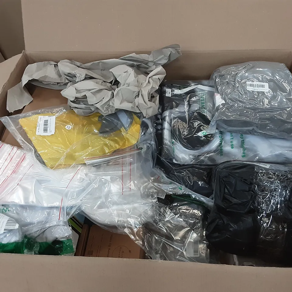 PALLET OF ASSORTED HOMEWARE ITEMS TO INCLUDE CLOTHES, MAKEUP REMOVAL SETS, HOT WATER BOTTLES ETC