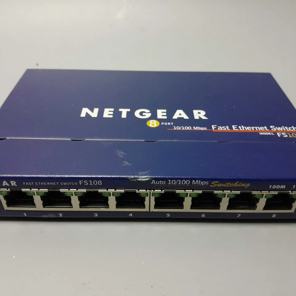 NETGEAR PROSAFE 8 PORT 10/100 SWITCH FS108 V2