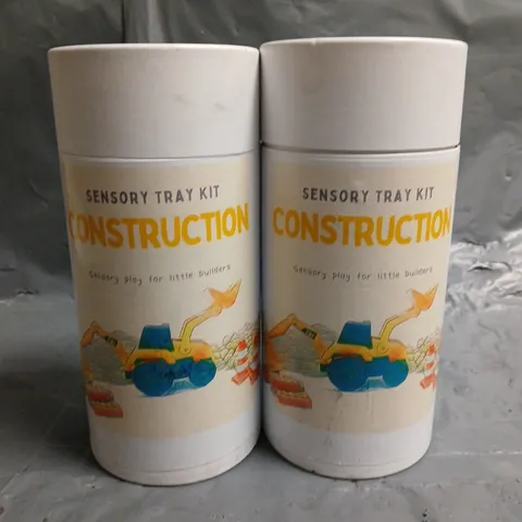LOT OF 2 SENSORY TRAK CONSTRUCTION KITS