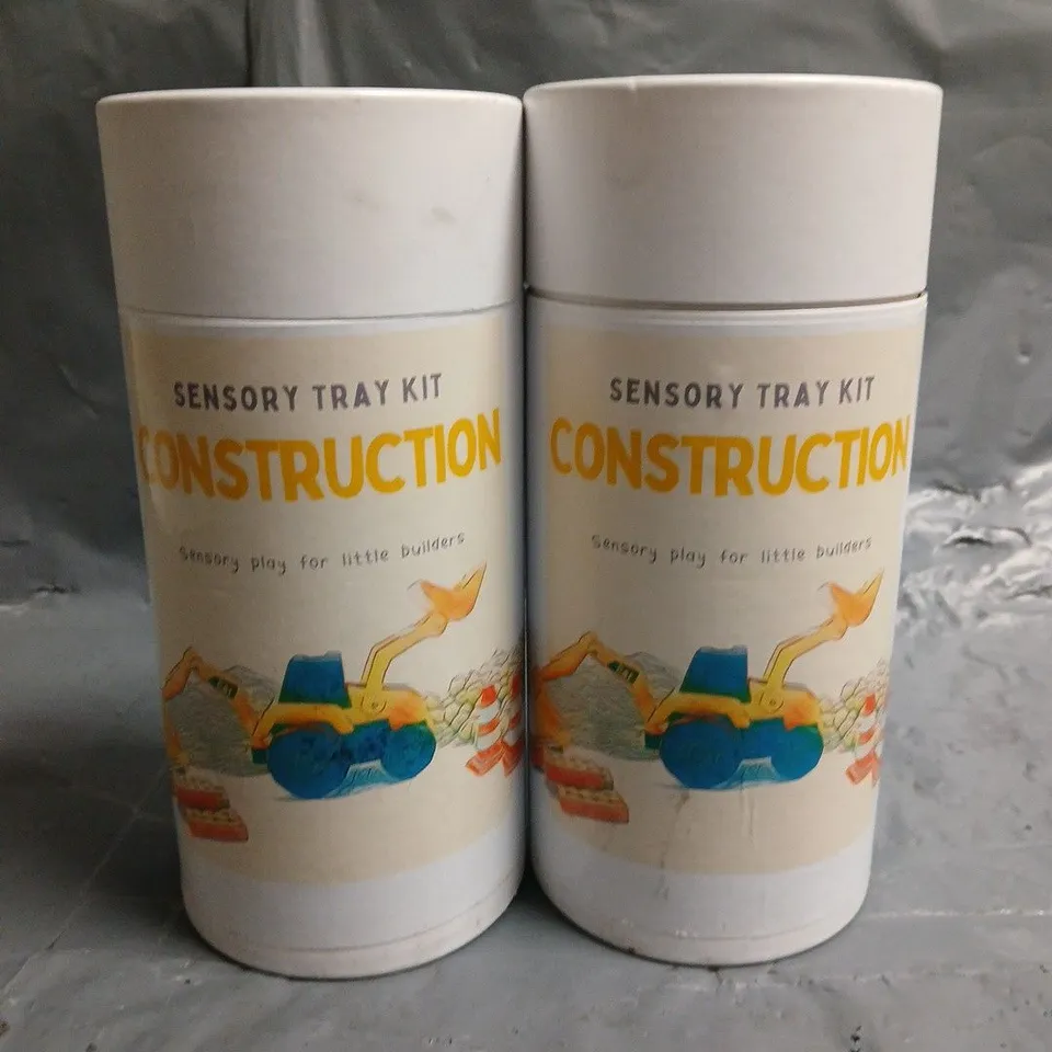 LOT OF 2 SENSORY TRAK CONSTRUCTION KITS