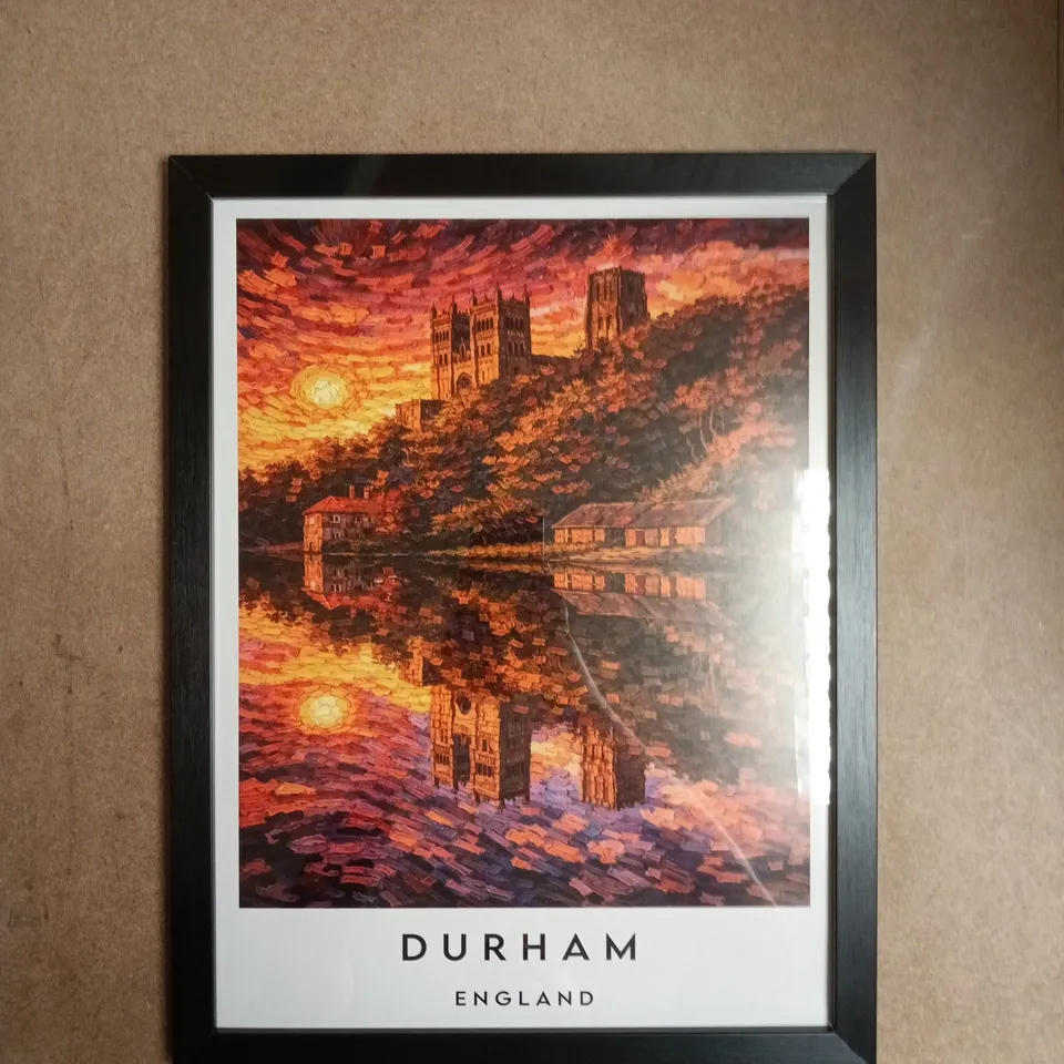 DURHAM CATHEDRAL FRAMED WALL ART PRINT