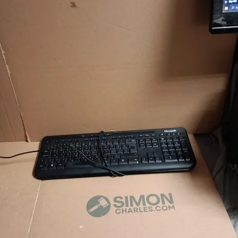 APPROXIMATELY 15 ASSORTED KEYBOARDS INCLUDING MICROSOFT AND LOGITECH 