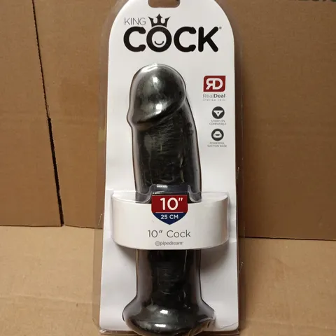 KING C*CK 10" REAL DEAL DILDO