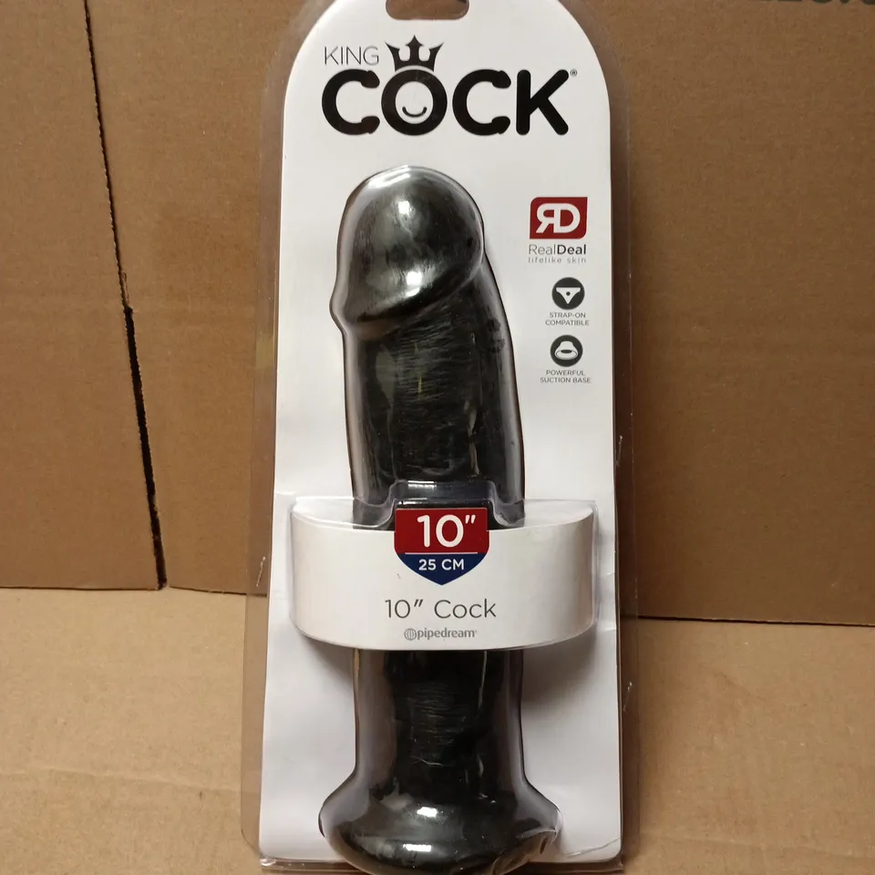 KING C*CK 10" REAL DEAL DILDO