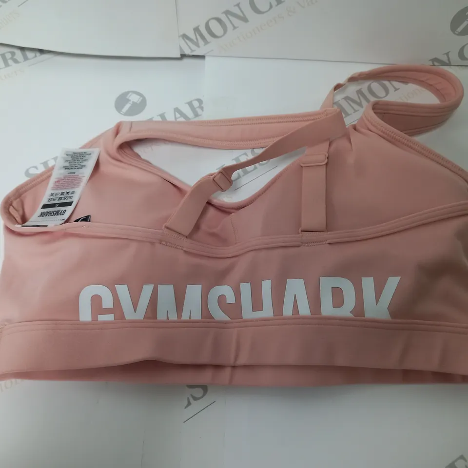 GYMSHARK SPORTS BRA IN FLESH PINK - SMALL