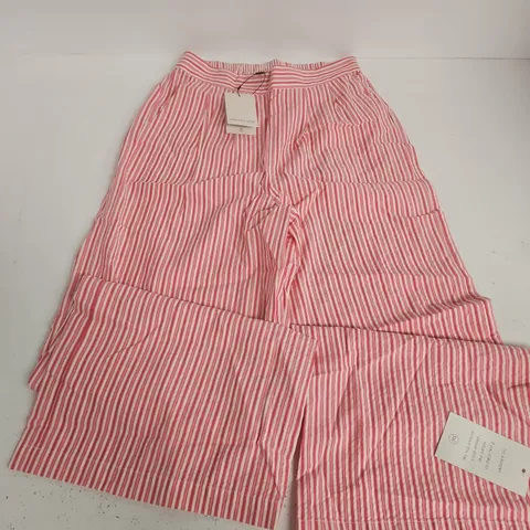 NOBODYS CHILD PARKER TROUSERS IN PINK STRIPE - UK 8