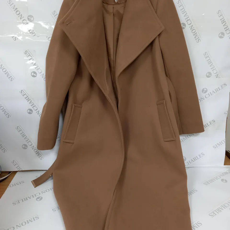 DOROTHY PERKINS FAUX FUR BLAZER IN BROWN - UK 6