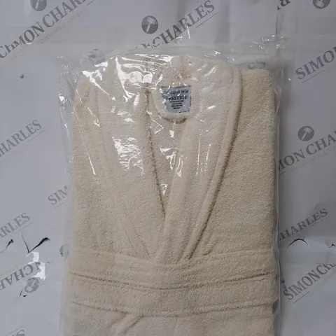 WHITE PEARL CREAM DRESSING GOWN 