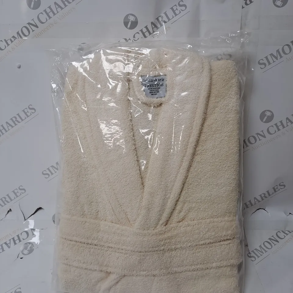 WHITE PEARL CREAM DRESSING GOWN 