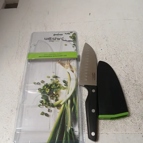 WILSHIRE STAY SHARP SANTOKU KNIFE 15CM
