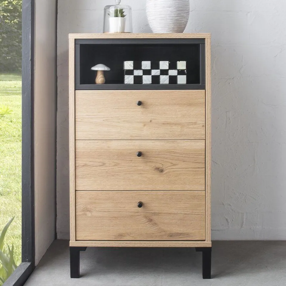 BOXED KARAH 3 DRAWER CHEST