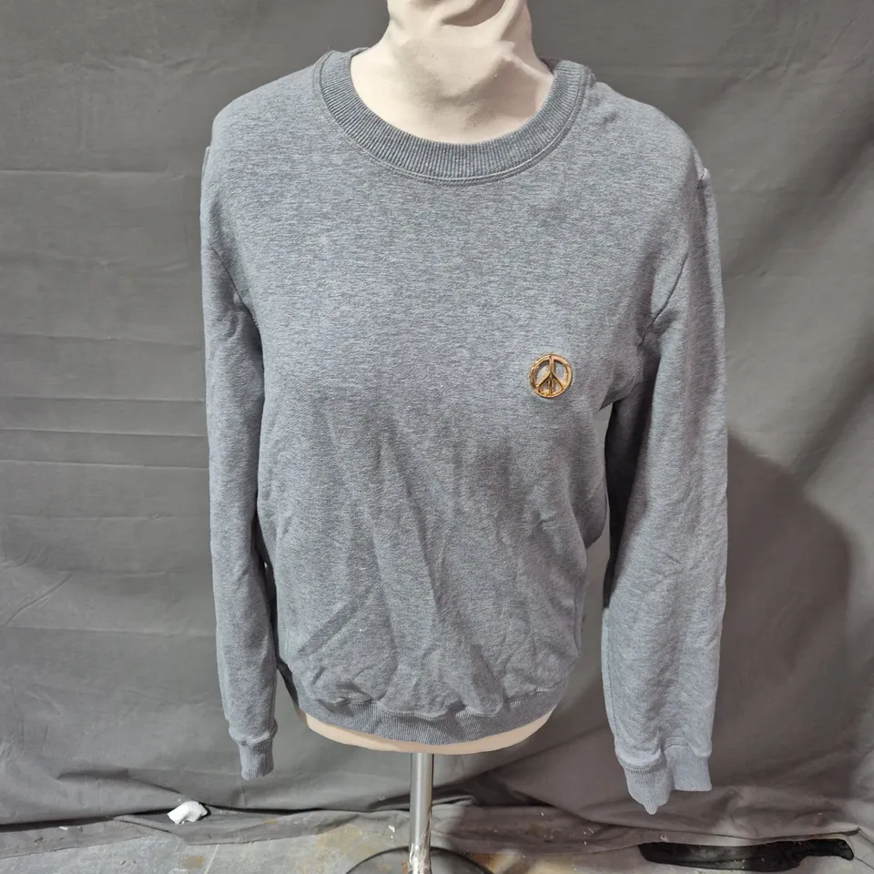 LOVE MOSCHINO JUMPER IN GREY SIZE S