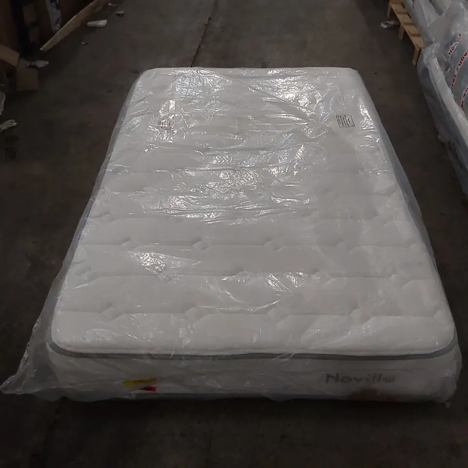 QUALITY BAGGED NOVILLA 25CM ORTHO MEMORY FOAM POCKET SPRUNG MATTRESS - 4' SMALL DOUBLE