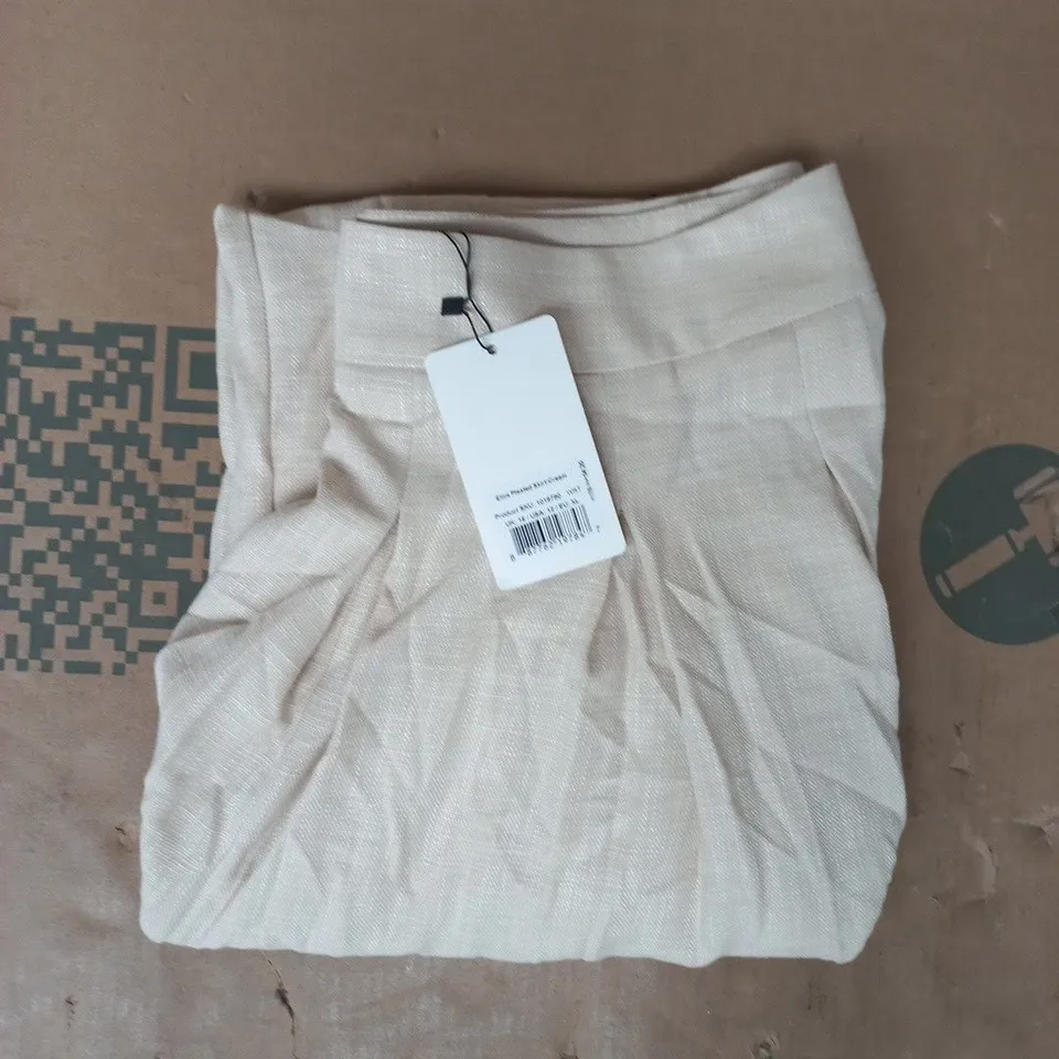 SAINT + SOFIA ELIZA PLEATED SKIRT IN CREAM SIZE UK 16